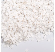 witte papieren confetti 100 gram