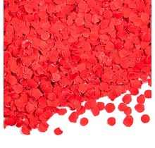 Rode papieren confetti 100 gram