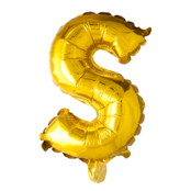 Letterballon S Goud 41 cm