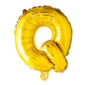 Letterballon Q  Goud 41 cm