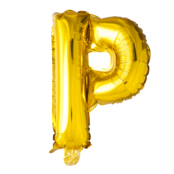 Letterballon P Goud 41 cm Letterballon P Goud 41 cm