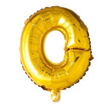 Letterballon O Goud 41 cm