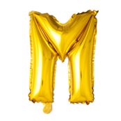 Letterballon M Goud 41cm