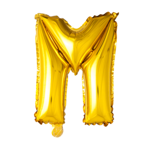 Letterballon M Goud 41cm