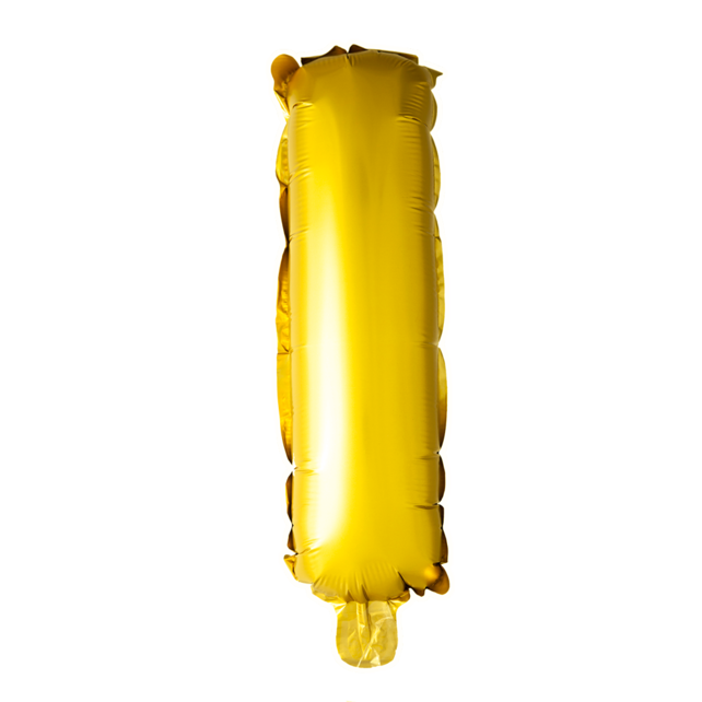 Letterballon I Goud 41 cm
