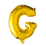 Letterballon G Goud 41cm