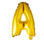 Letterballon A Goud 41 cm