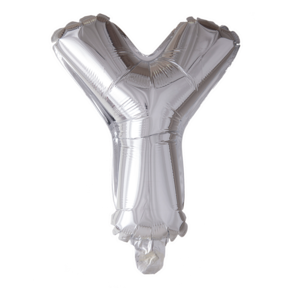 Letterballon Y Zilver 41 cm