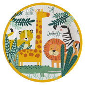8 papieren borden Get Wild 23cm