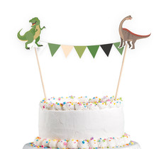 Taart versiering Happy Dinosaur 15x20cm