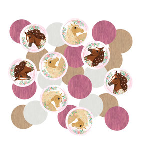 Beautiful Horses papieren confetti 14 gram