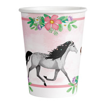 Beautiful Horses papieren bekers 8 stuks 250ml