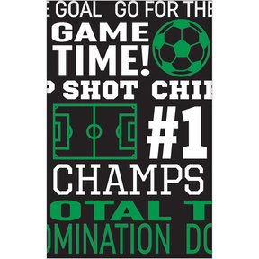 Plastic Tafelkleed Goal Getter 137x259cm