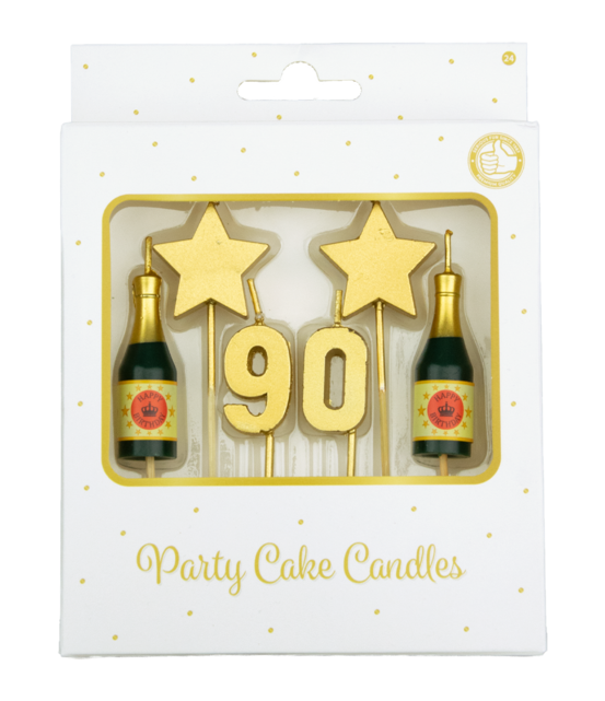 Verjaardag kaarsjes 90 jaar