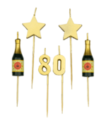 Verjaardag kaarsjes 80 jaar Verjaardag kaarsjes 80 jaar