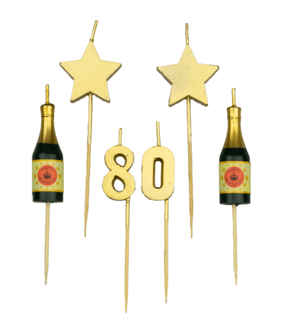 Verjaardag kaarsjes 80 jaar Verjaardag kaarsjes 80 jaar