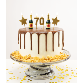 Verjaardag kaarsjes 70 jaar