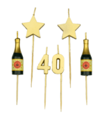 Verjaardag kaarsjes 40 jaar