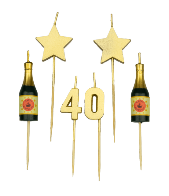 Verjaardag kaarsjes 40 jaar