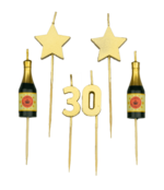 Verjaardag kaarsjes 30 jaar