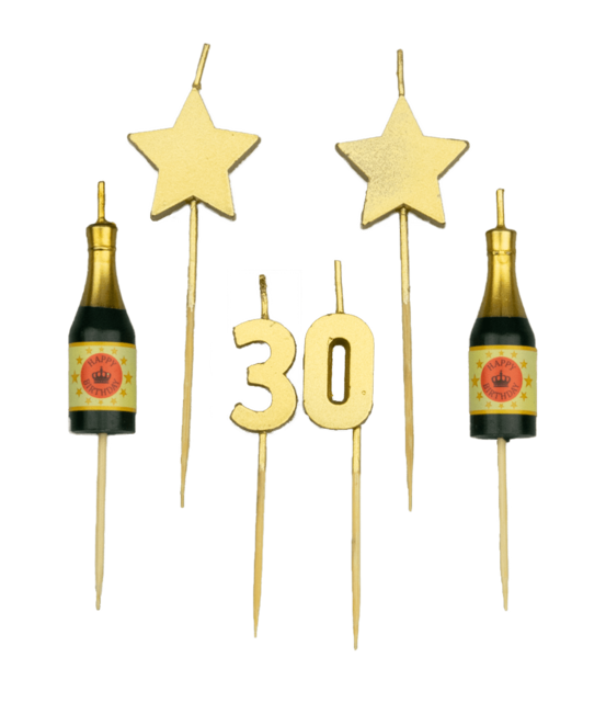 Verjaardag kaarsjes 30 jaar