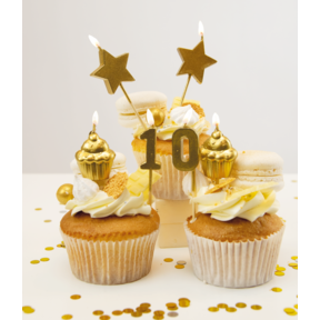 Verjaardag kaarsjes 10 jaar