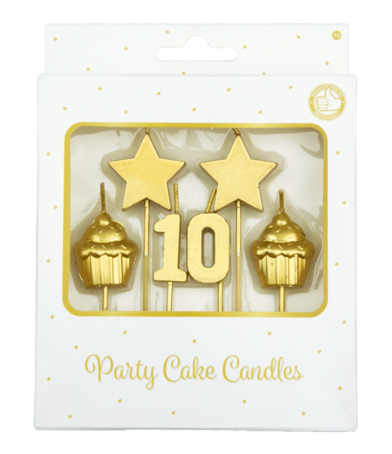 Verjaardag kaarsjes 10 jaar