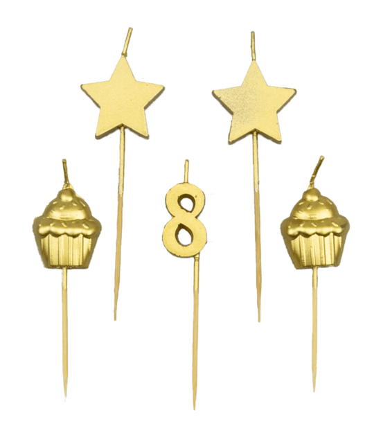 Verjaardag kaarsjes 8 jaar