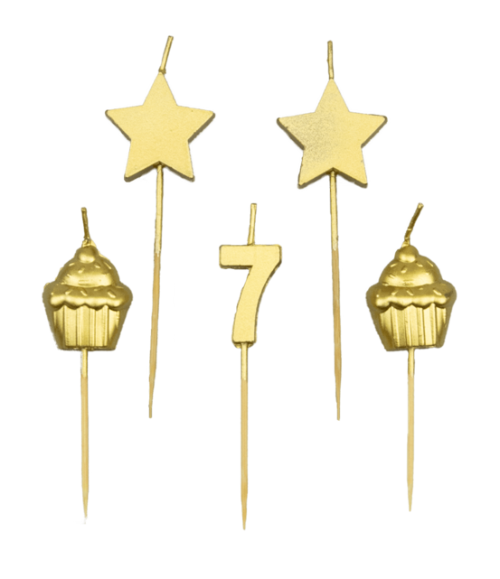 Verjaardag kaarsjes 7 jaar
