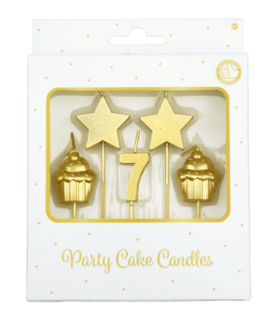 Verjaardag kaarsjes 7 jaar