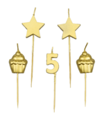 Verjaardag kaarsjes 5 jaar