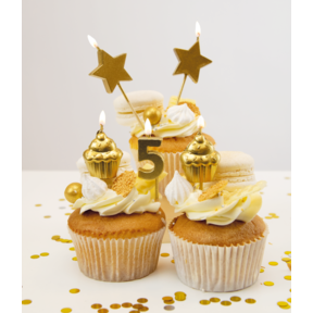Verjaardag kaarsjes 5 jaar