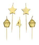 Verjaardag kaarsjes 4 jaar