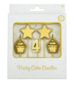 Verjaardag kaarsjes 4 jaar