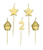 Verjaardag kaarsjes 2 jaar