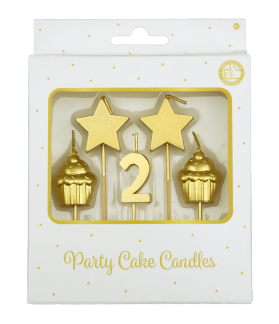 Verjaardag kaarsjes 2 jaar