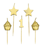 Verjaardag kaarsjes 1 jaar