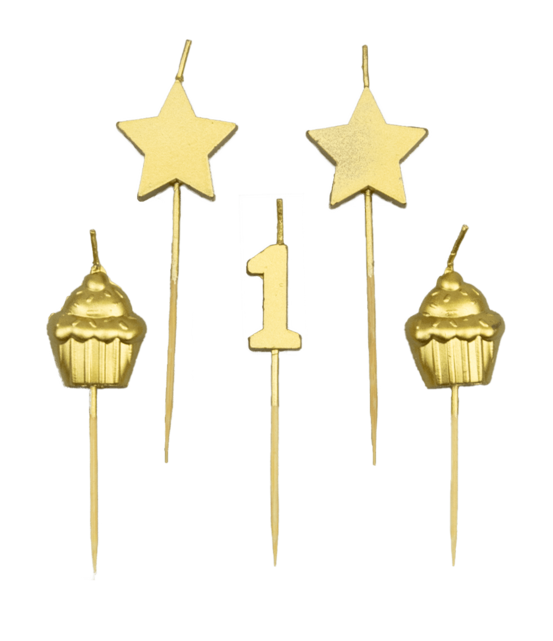 Verjaardag kaarsjes 1 jaar