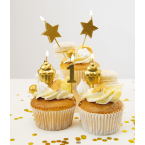 Verjaardag kaarsjes 1 jaar