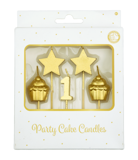 Verjaardag kaarsjes 1 jaar