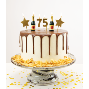 Verjaardag kaarsjes 75 jaar