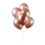 We Fiesta Ballonnen Metallic Koper - 10 stuks - 30cm