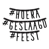 Letterslinger Hoera Geslaagd 150cm