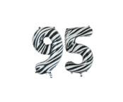 Folieballon 95 jaar Goud 86cm