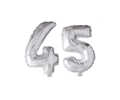 Folieballon 45 jaar Goud 41cm