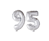 Folieballon 95 jaar Goud 41cm