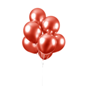 Spiegel rode ballonnen 10 stuks 30cm