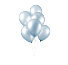 Ballonnen Parel Licht Blauw - 25 stuks - 30cm