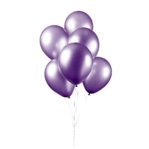 hier ik wil Monarchie Metallic paarse ballonnen 25 stuks 30cm