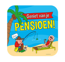 Pensioen Cartoon - Deurbord